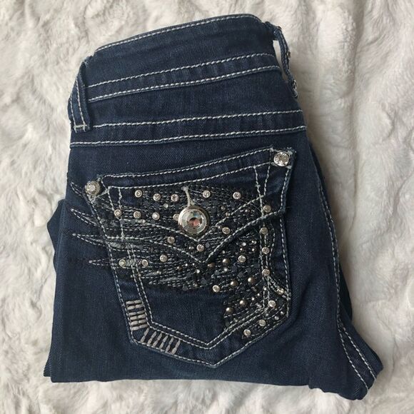 L.A. Idol Angel Wings Flap Pocket Pockets Capri - Women’s 7 - Picture 9 of 9